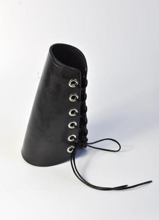 Широкий браслет , наручі шкіряні з люверсами , ультра широкий браслет мінімалізм