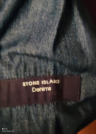 Куртка росписна stone island6 фото