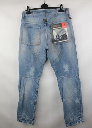 Лімітовані джинси g-star 5620 elwood x 14oz red listing denim3 фото