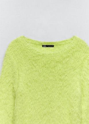 Свитер кофта топ реглан джемпер s xs zara 7