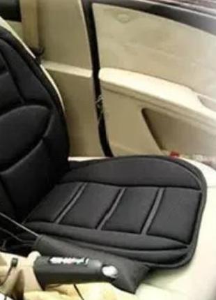 Масажна накидка seat cushion massager на крісло автомобіля – масажна накидка з підігрівом у машину офіс2 фото