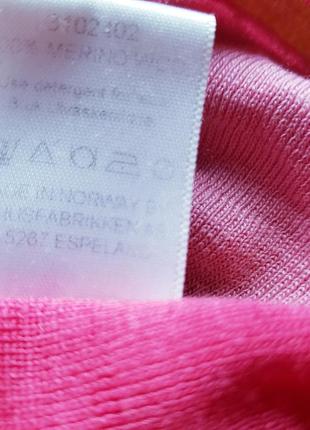 Janus детская термо кофта реглан свитер девочке 7-8л 122-128см 100% шерсть мериноса2 фото