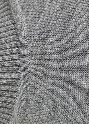 Теплий вовняний светр унісекс із високим горлом5 фото