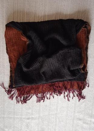 Великий вовняний шарф гарного кольору 43/160 см2 фото