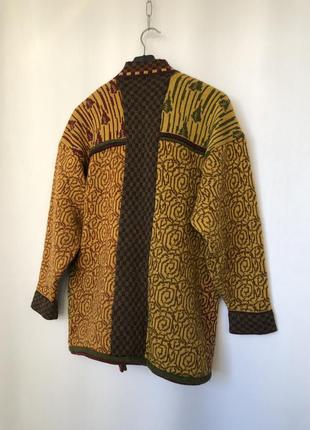 Этно бохо винтаж кардиган кофта пальто шерсть в стиле ivko народный бохо этно5 фото