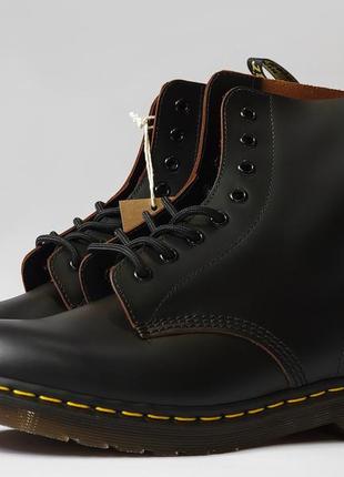 Ботинки dr. martens 1460 made in england, black quilon