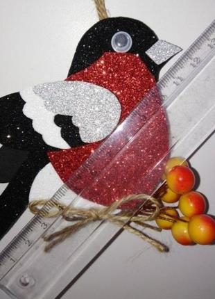 Снігурі із фоамірану. новорічні іграшки