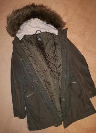 Парка куртка с капюшоном 2 кармана2 фото