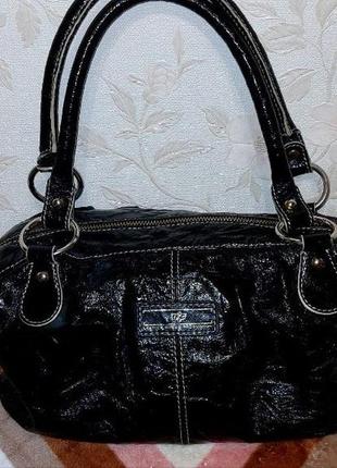 Кожаная черная  сумка  vif