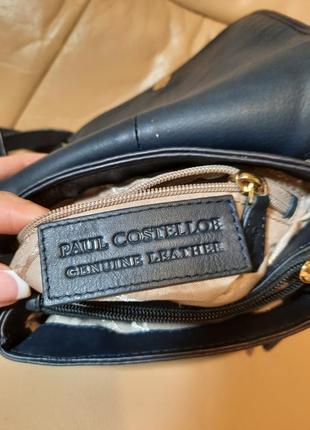 Шкіряна брендова сумка  крос боді paul costelloe6 фото