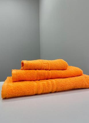 Комплект махрових рушників greek 33*60, 50*85, 70*135 100% бавовна узбекистан
