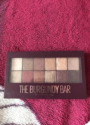 Maybelline the burgundy bar тени для век