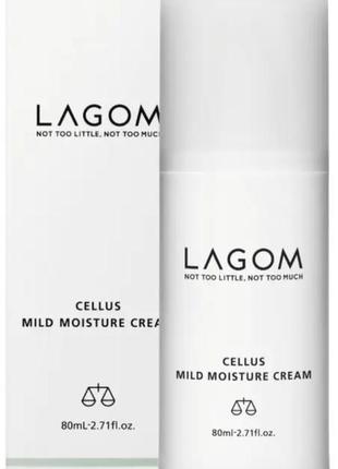 Зволожуючий крем lagom cellus mild moisture cream 80 мл