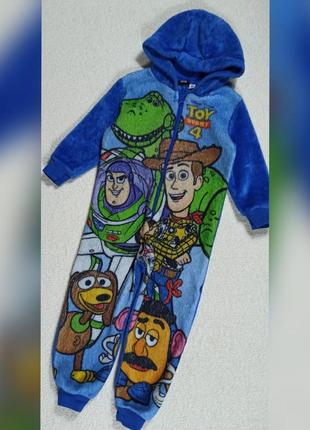 Тёплый махровый слип пижама история игрушек.