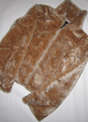 Пушистая шубка под мутон экомех