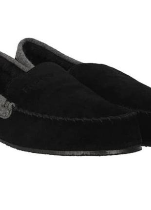 Firetrap moccasin slippers слипоны домашние тапочки мокасины замш мех унисекс детские мужские женские6 фото