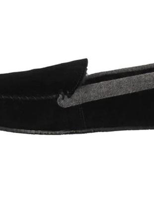 Firetrap moccasin slippers домашние тапочки мокасины замш мех унисекс детские мужские женские2 фото