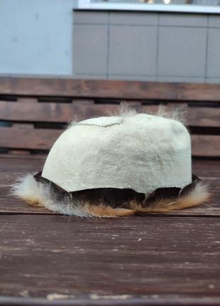 Ексклюзивна шапка з натурального хутра лисиці9 фото