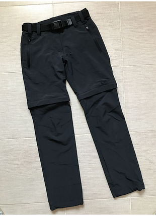 Легкие брюки шорты - трансформеры, с поясом, итальянского бренда cmp. 140