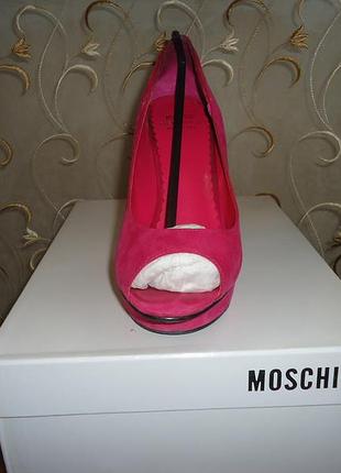 Туфли  для настоящих модниц с открытым носком5 фото