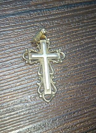 Хрестик срібний з срібла срібло хрест