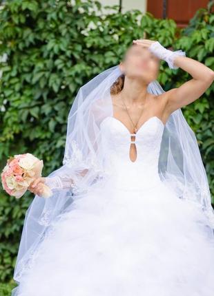 Свадебное платье   аксессуары1 фото