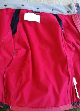 Куртка дождевик на флисе 116-128р2 фото