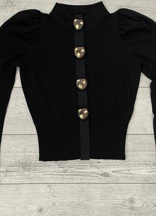 Кардиган\кофта dolce & gabbana black wooden heart cardigan1 фото