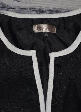44/16/xl фирменный женский обалденный пиджак с вставками и блесткой2 фото