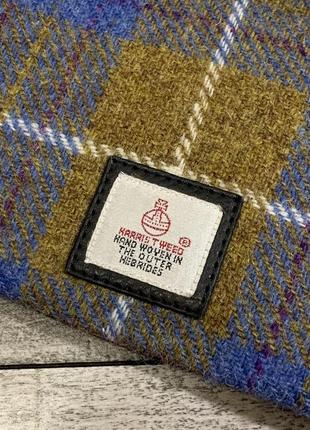 Вінтажна шкіряна сумка harris tweed macces sori3 фото