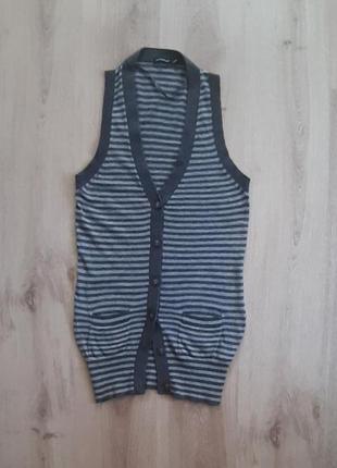 Подожений жилет с ангорой