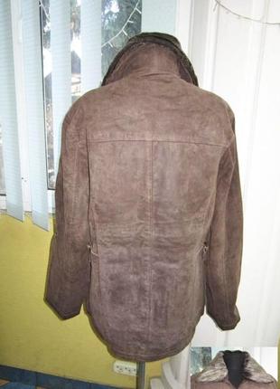 Оригинальная женская кожаная куртка gina mariolano. италия. лот 2713 фото