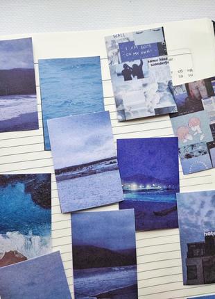 Набір #10 наліпки для скрапбукінга, картинки зображення марки стікери для щоденників блокнота скетча записника6 фото