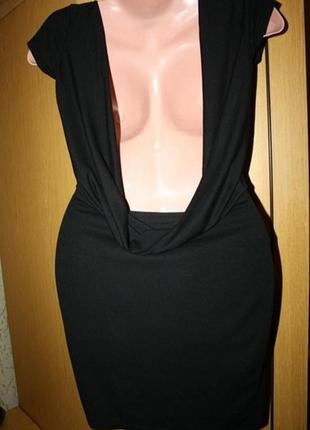 Маленькое черное платье, открытая спинка, ид. сост.2 фото