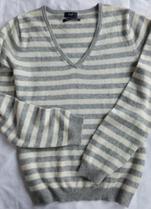 Кашемировый свитер f&f р. м- l1 фото