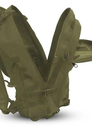 Тактический рюкзак b01 на 40 л / военный рюкзак с системой molle олива (123461242)6 фото