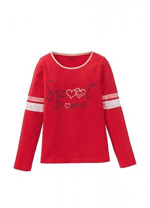 Лонгслив для дівчинки pepperts, розмір 158/164, 12-14 рік, червоний