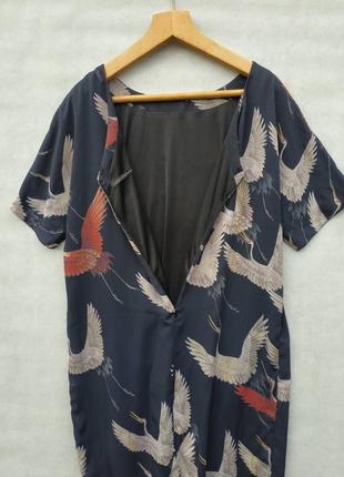 Нова сукня-кокон міді в журавлі розмір 383 фото