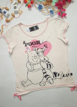 Суперовая хлопковая футболка батал в мультяшный принт disney george 🌺🍒🌺