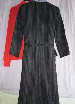 Новое теплое платье на пуговицах,46-50 разм3 фото