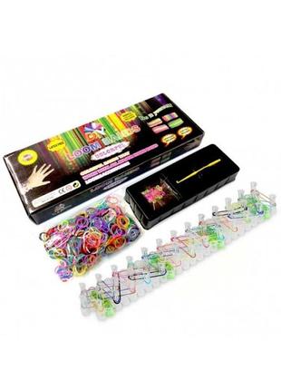 Набір для плетіння браслетів з гумок з аксесуарами fashion loom bands set4 фото