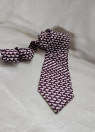 Стильный шёлковый галстук. винтаж3 фото