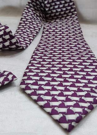 Стильный шёлковый галстук. винтаж8 фото