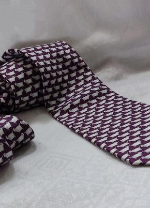Стильный шёлковый галстук. винтаж2 фото
