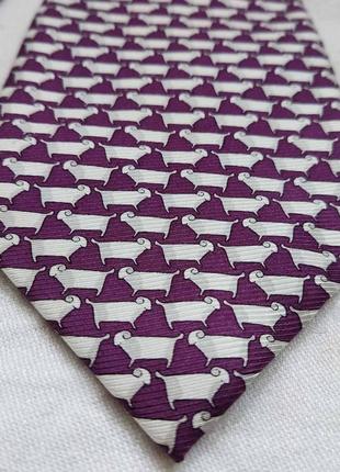 Стильный шёлковый галстук. винтаж5 фото