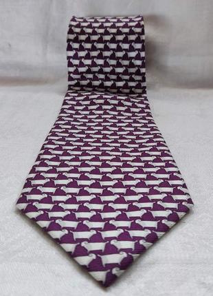 Стильный шёлковый галстук. винтаж7 фото