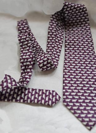 Стильный шёлковый галстук. винтаж