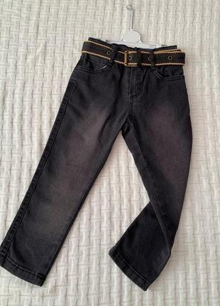 Прямі темно сірі джинси на хлопчика 92, 98, 104, 1104 фото