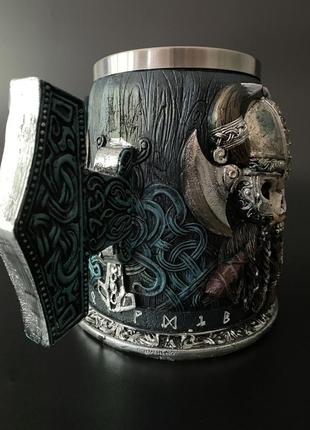 Кухоль вікінг — "viking cup" — 600 мл3 фото