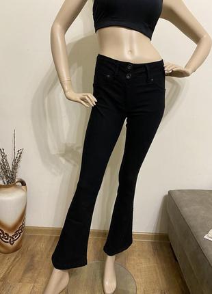 Класичні чорні джинси кльош next bootcut s-m